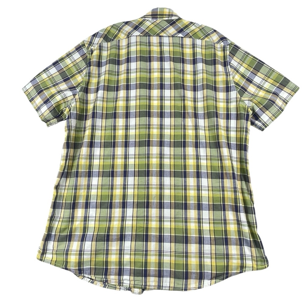 Men's Polo Ralph Lauren Jeans 100% Cotton Short Sleeve Plaid Button Dn XXL 0033 - Picture 4 of 7